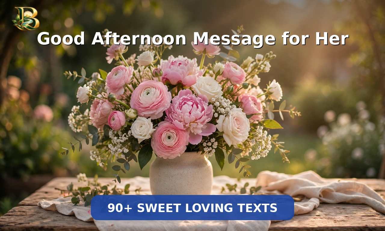 90+ Good Afternoon Messages for Her: Sweet Texts She’ll Love