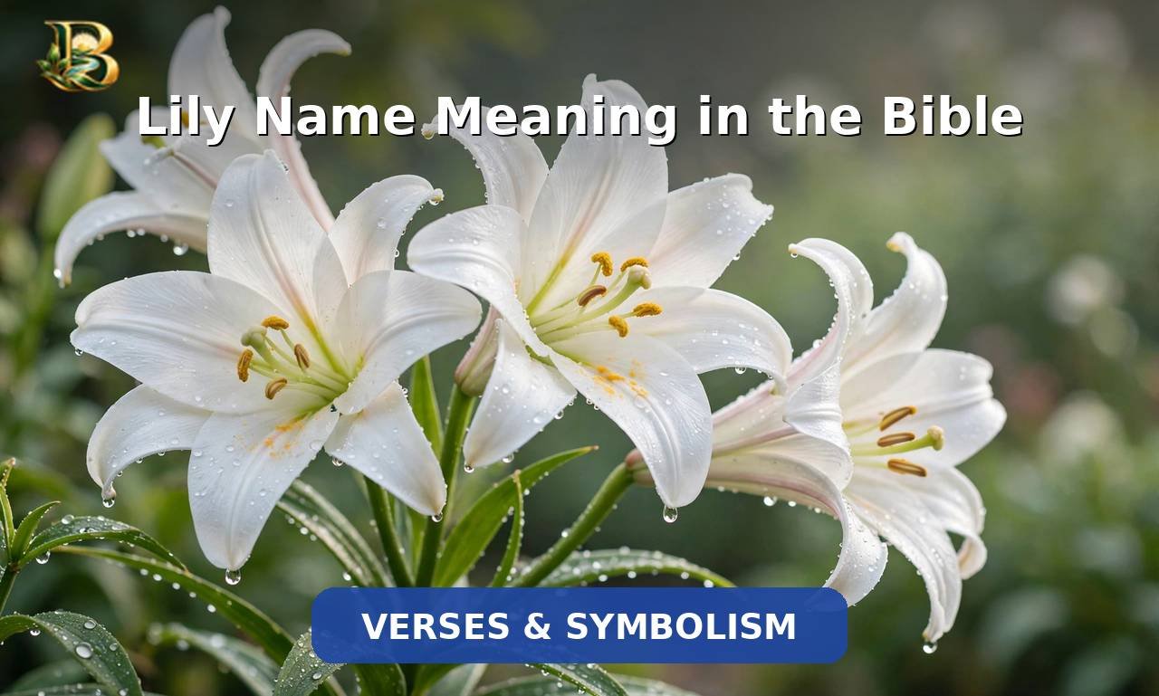 Lily Name Meaning in the Bible: Symbolism, Verses & Origin