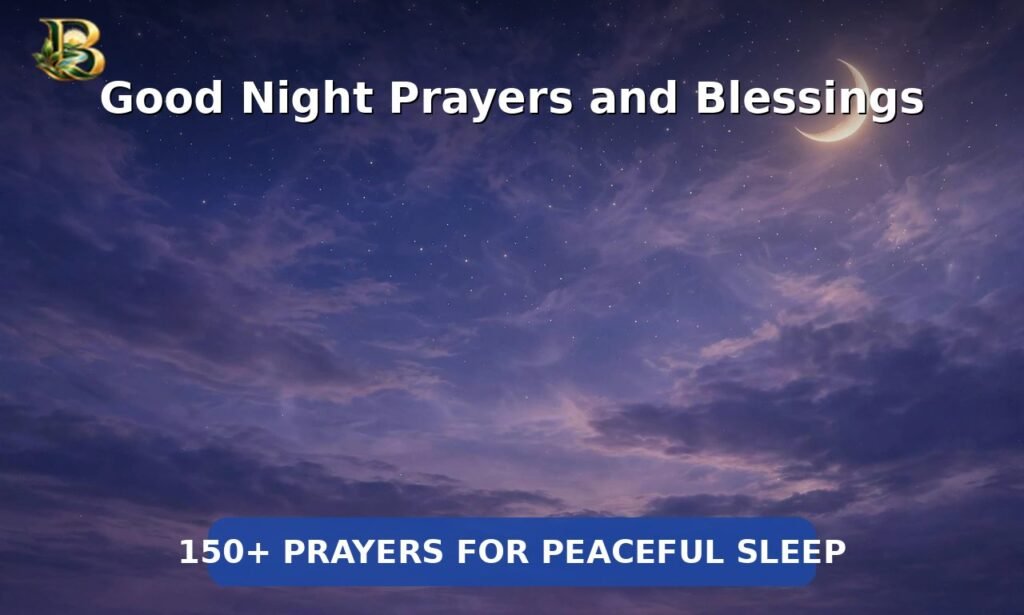 150+ good night prayers and blessings for peaceful sleep - starry night sky