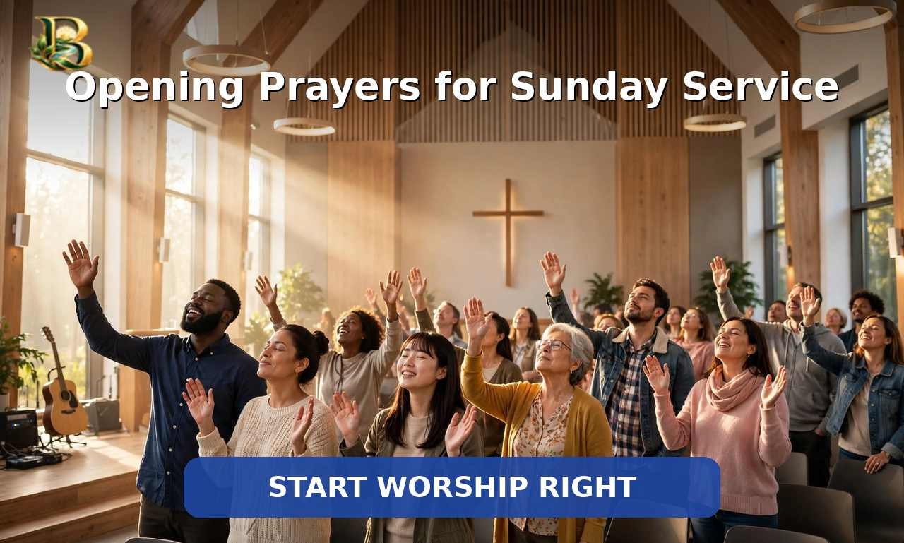 Opening Prayers for Sunday Service
